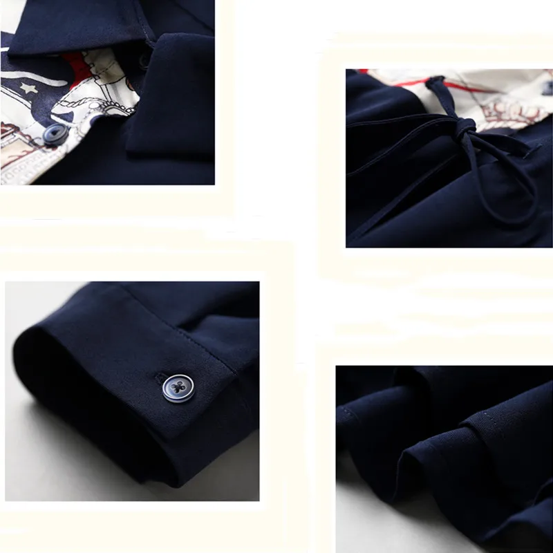 Damski patchworkowy sweter z długim rękawem ze sznurkami, elegancki obrotny kołnierz, damskie sukienki biurowy, jesienna moda, nowy, 2024