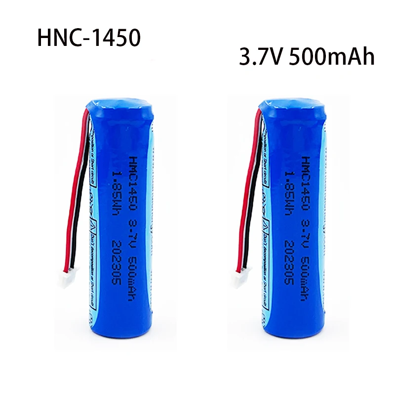 New 3.7V 500mAh Li-ion Battery For 70mai Smart Dash Cam Pro Midrive D02 HMC-1450 Replacement Batterie 3 wire Plug 14x50mm tools