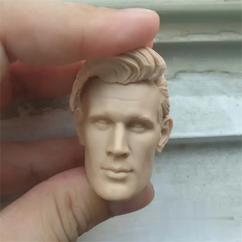 

1/6 Male Soldier Matt Smith Unpainted Head Sculpture Model Accessories Fit 12'' Action Figures Body In Stock Collectible