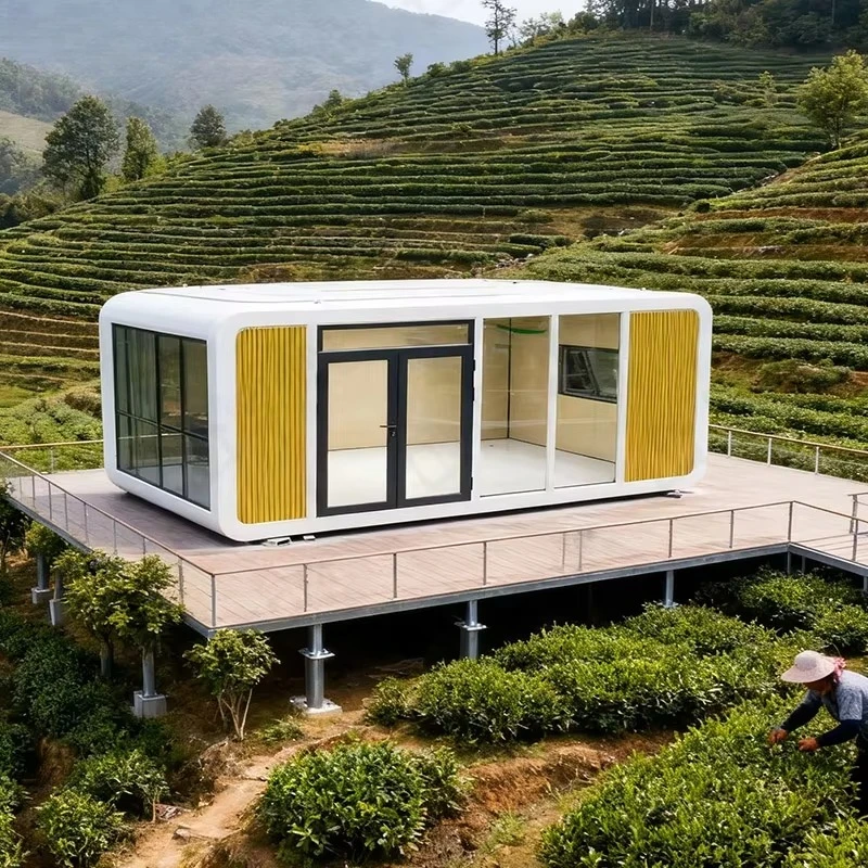 Smart Capsule House Apple Pod Cabins Customized Multi-Scenario Adaptable Modular Home Durable Eco Friendly Design for Hotel