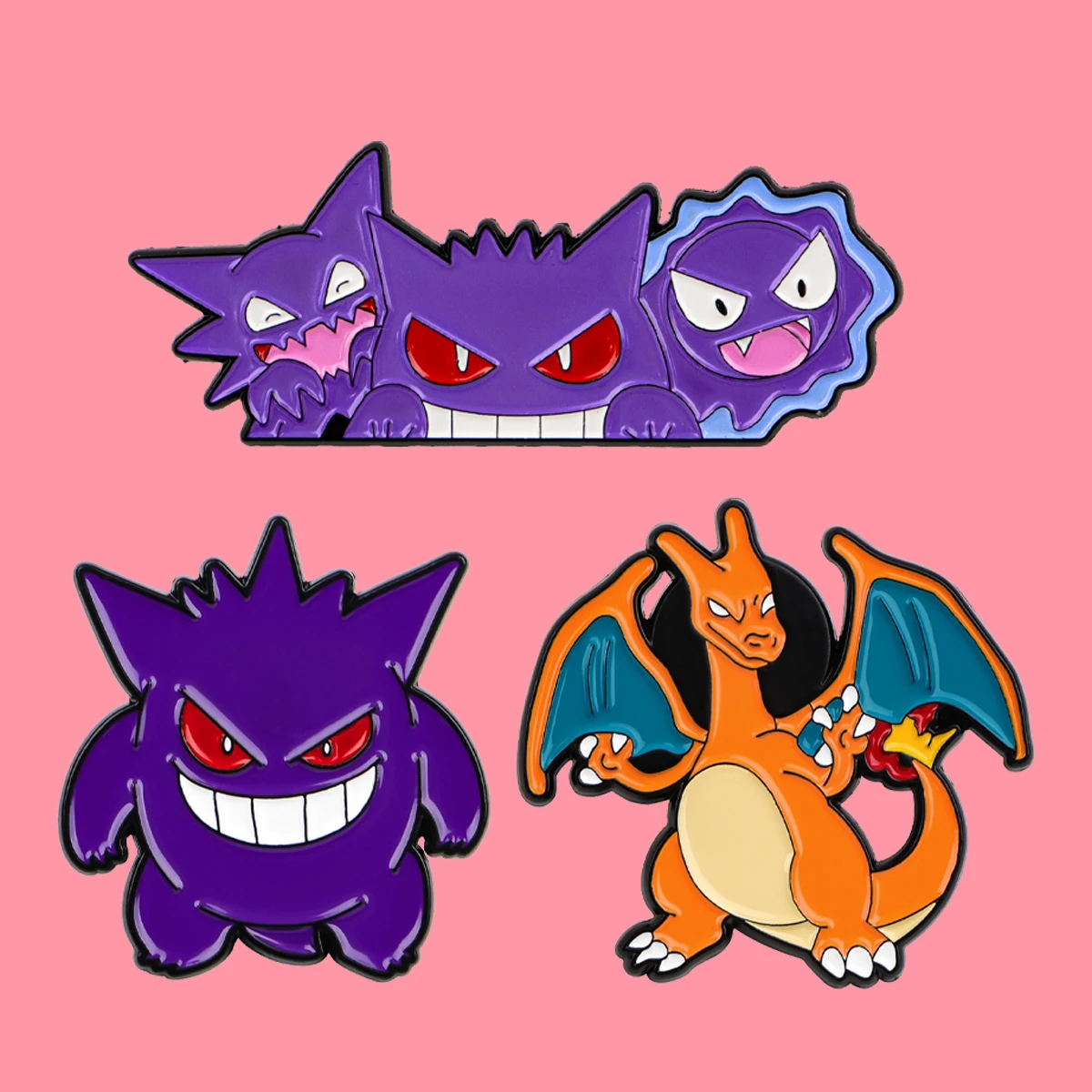 Niedliche Anime-Charakter-Pins Coole Cartoon-Abzeichen Broschen für Kleidung Emaille-Pin Damen-Abzeichen Schmuck-Accessoires Geschenke für Kinder