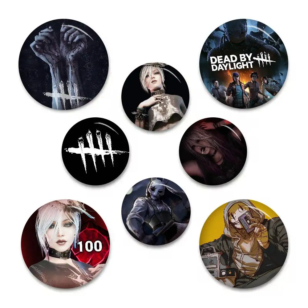 Kreative Weichblech-Anstecknadeln mit Tiermotiven, Broschen, Reverskunst, DBD Game Dead By Daylight Rucksack-Abzeichen, Zubehör-Pins
