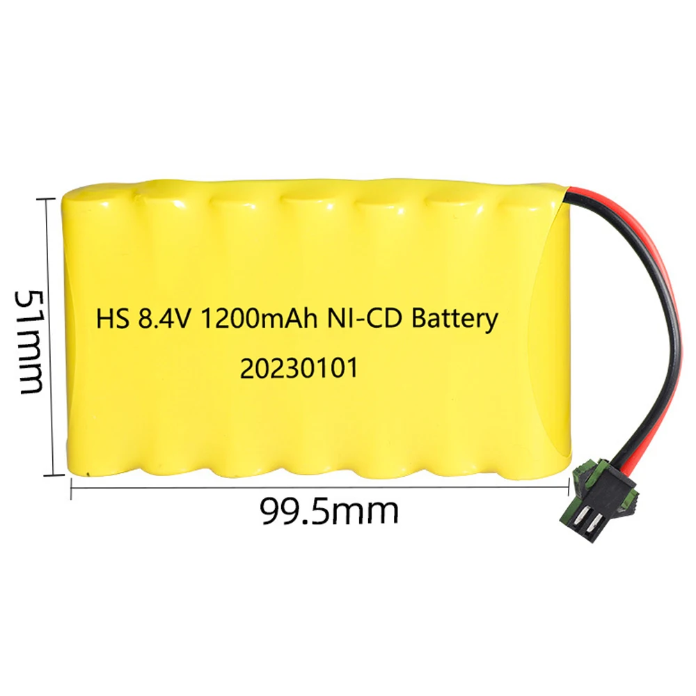 M Model 8.4V 1200mah upgrade NiCD Battery For Rc toy Car Tanks Trains Robot Boat Gun Ni-CD AA 700mah 8.4v Rechargeable Battery image 3