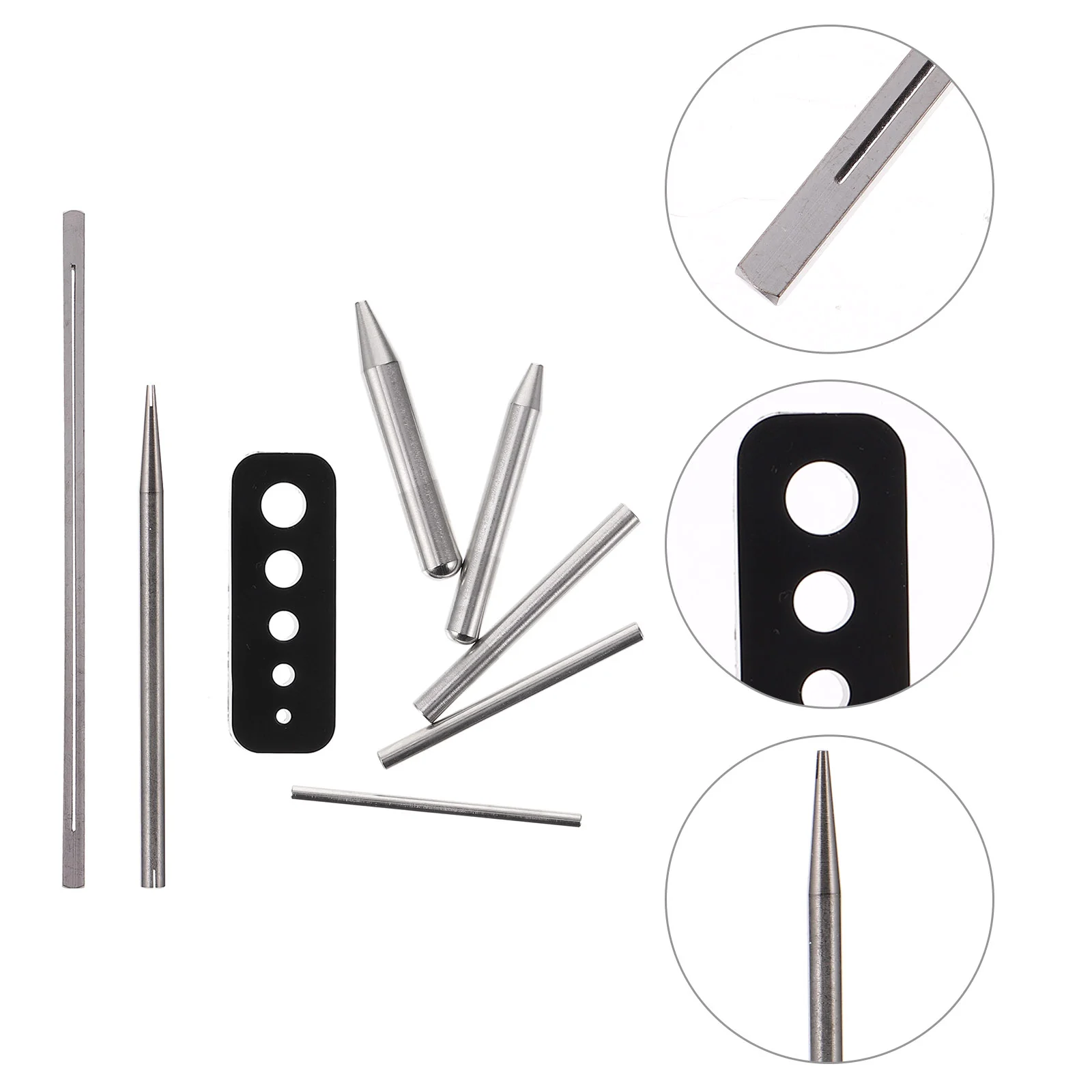 7 Buah Alat Bending Kerucut Model Logam Kit Alat Bantu Aksesori Baja Tahan Karat Puzzle DIY