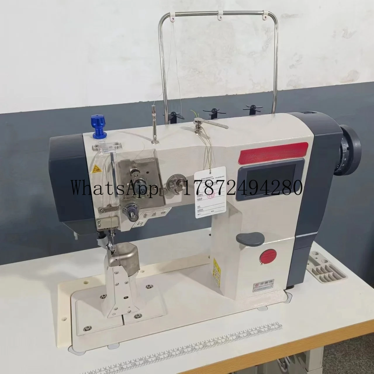 Cementing Machine For Compounding Feed Shoes In Leather Industry MT571 Automatic Cylinder Bed Leather Shoe