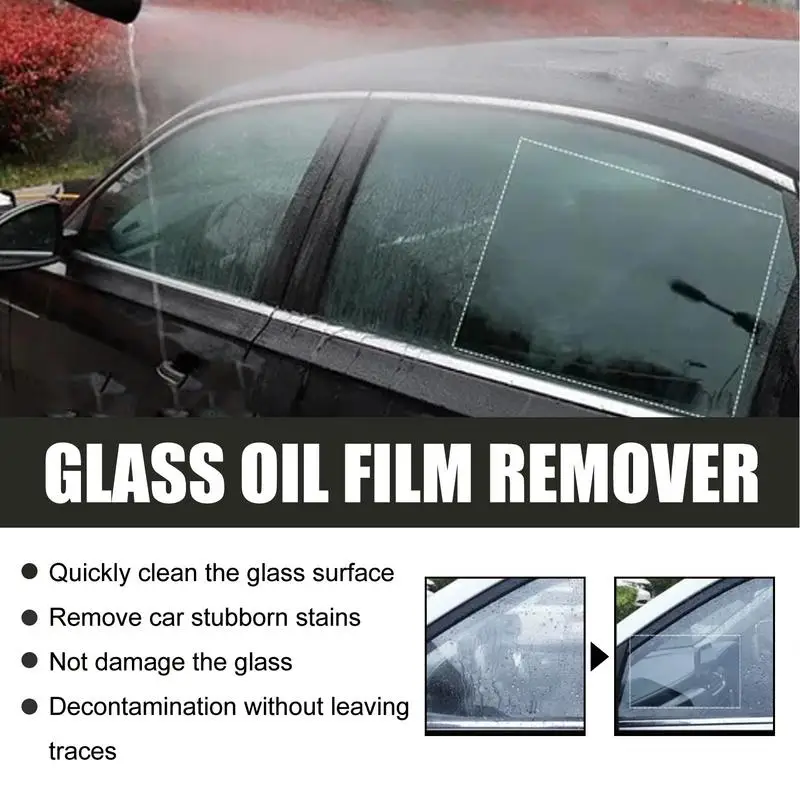 Dissolvant de taches d'eau pour voitures, nettoyeur de vitres de voiture injuste avec serviette et éponge, entretien des vitres de voiture professionnel, automobile, 150ml