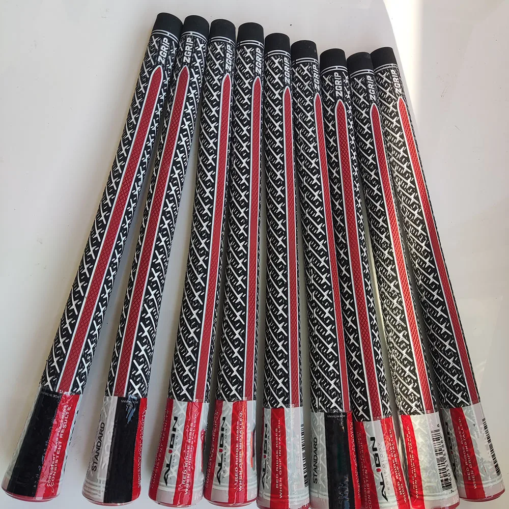 Hot 10pcs Grip Golf Iron and Wood Grips Club Premium Iron Wood Grips Choose 13pcs Standard/Midsize Featuring Z Ridge Design