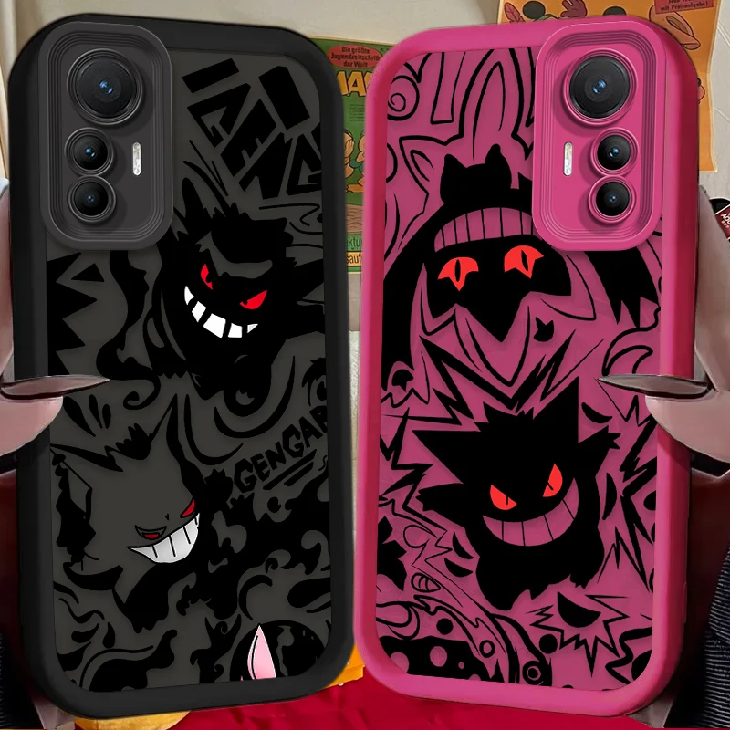 P-Pokemon Gengarเคสโทรศัพท์สําหรับXiaomi Mi 15 Ultra 14 13 12S 12X 11 Lite 5G NE 13T 12T 11T 14T Proซิลิโคนกันกระแทก