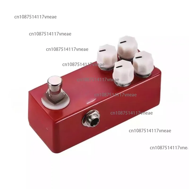 

Min Effect Pedal Mini Crunch Red Distortion Guitar Pedal True Bypass Full Metal Shell