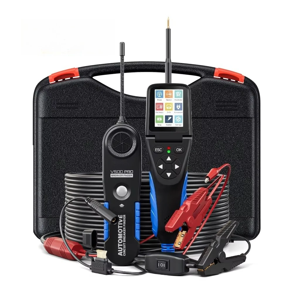 

Автоматический интеллектуальный тестер цепей 0.1~100В, искатель обрывов, 12В 24В, для автомобилей, интеллектуальные диагностические инструменты для электрических систем