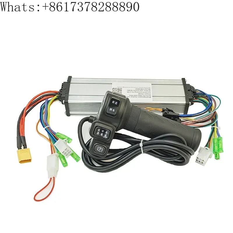 

Двигатель контроллера бесщеточного привода постоянного тока 350 Вт, 24/36/48 В, мощная поворотная ручка, кнопка