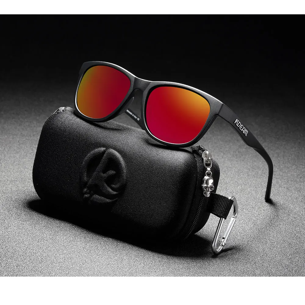 KDEAM Reduzieren Die Hellsten Licht POLARISIERTE Sonnenbrille Frauen Gesättigt Beschichtung Sonnenbrille Platz 58mm Medium Größe Shades Für Männer – Detail 16