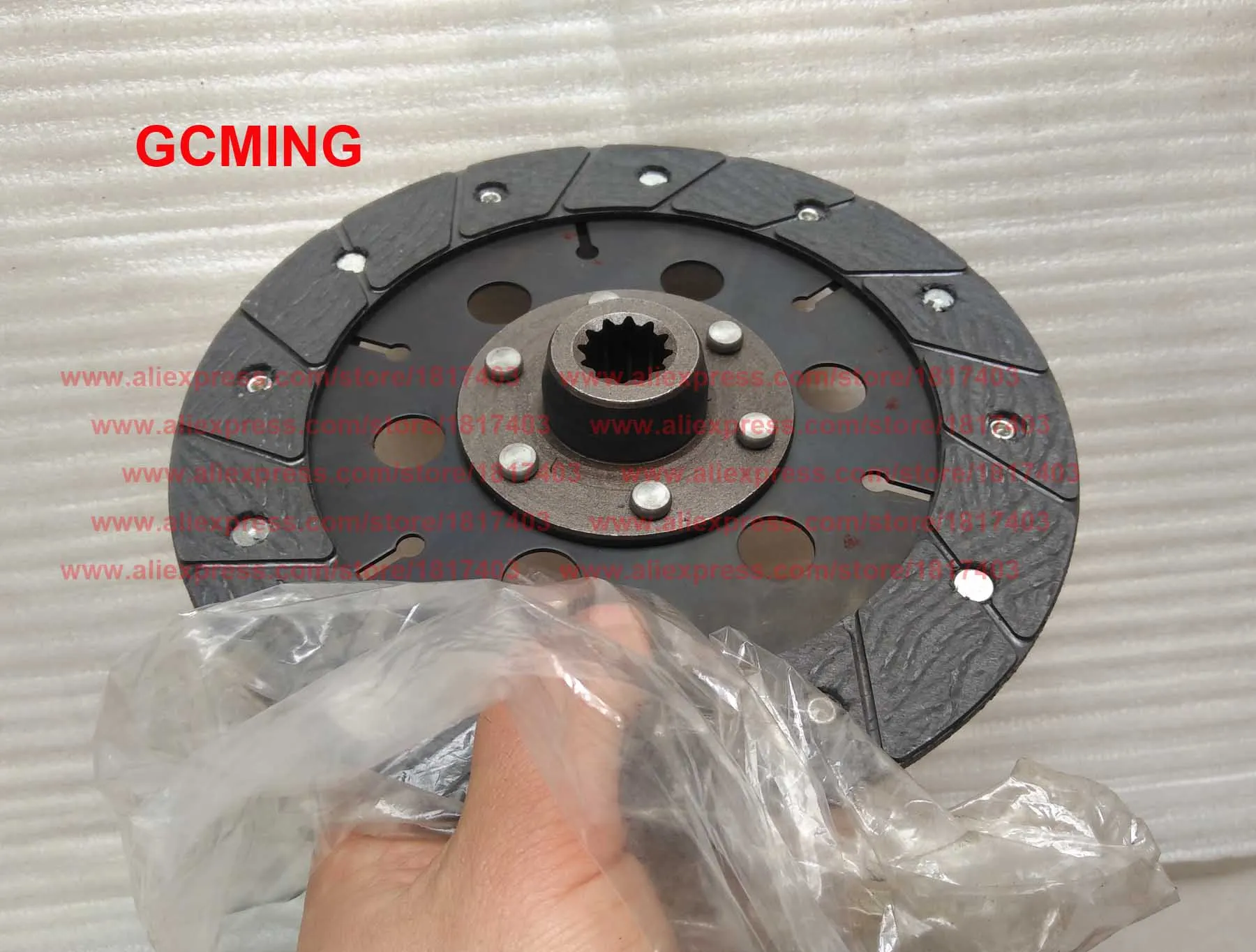 Jinma / Foton 184.21S.014 Main clutch disc + 184.21S.011 PTO clutch disc , JINMA / JM / Foton / FT Tractor parts , 18HP-28HP