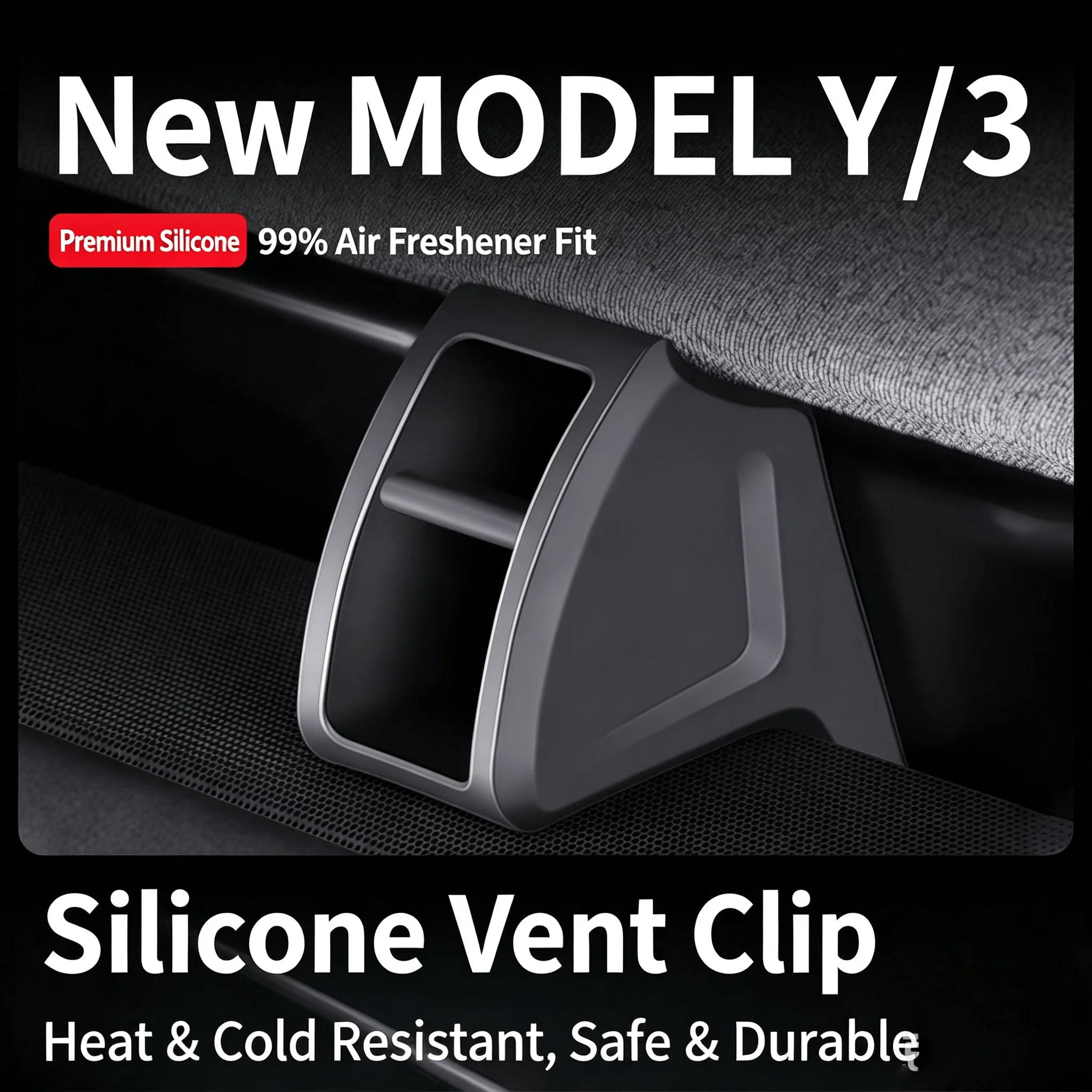 For Tesla Model 3 Y Juniper 2025 Air Freshener Adapter Air Outlet Aromatherapy Clip Silicone Car Air Vent Fragrance Clip