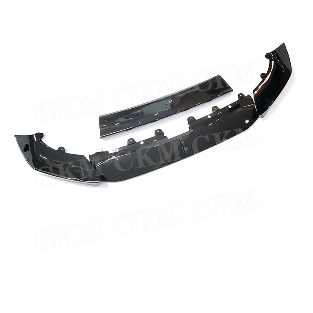 

ABS Carbon Look Car Front Bumper Lip Spoiler for BMW IX3 2022+ Side Splitters Flaps Styling Body Kits Facelift Car parts
