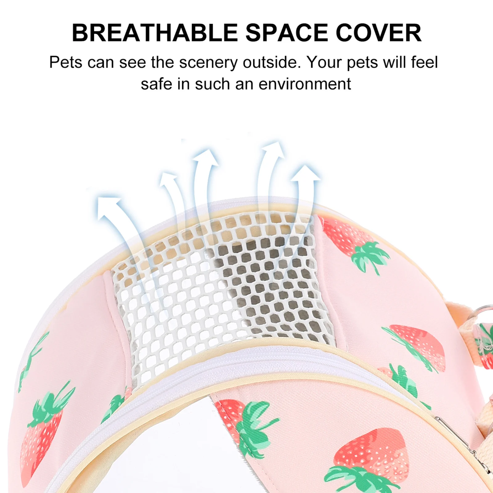 

Travel Small Pet Carrier Bag for Rat Mice Hamster Guinea Pig Outdoor Use Portable Lightweight with Wide Observation Window