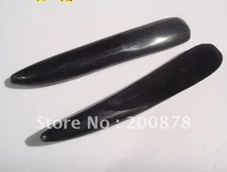 15-18cm Black Buffalo Horn Massage stick Hitting Vital Points Tools Chinese Guasha