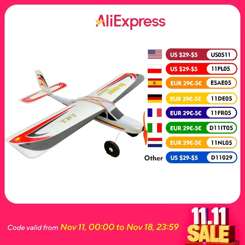 

E0717 Cessna 185 1030mm Wingspan Short Distance Takeoff EPS RC Airplane Fixed Wing Trainer KIT/PNP