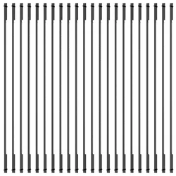 6-1/2 Inch Coping Saw Blades 24TPI High Carbon Steel Saw Blades Pin End Cutting Saw Blades for Cutting Wood Plastic Metal