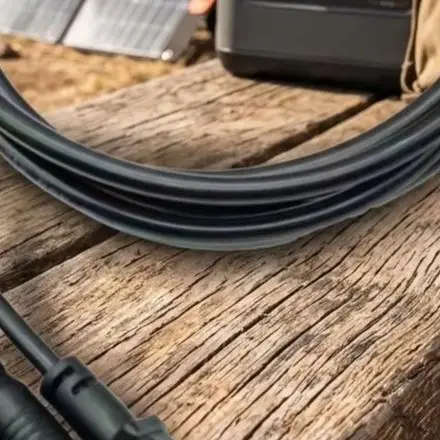 Lightweight Charging Cable For Travel Solar Charging Cable Photography Charging Wire Solar Charging Cable Bend Resistance Design