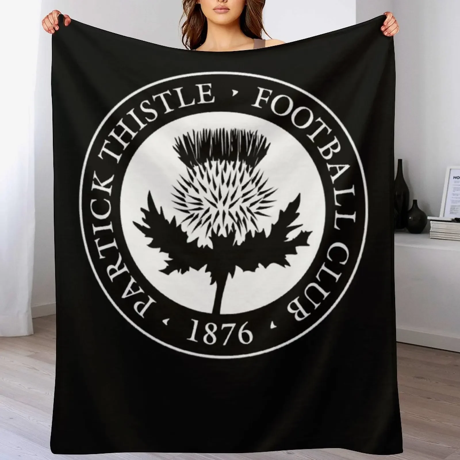 

Partick thistle scottish football sports fans Classic Throw Blanket Summer Cool Breathable Blanket for Sleeping