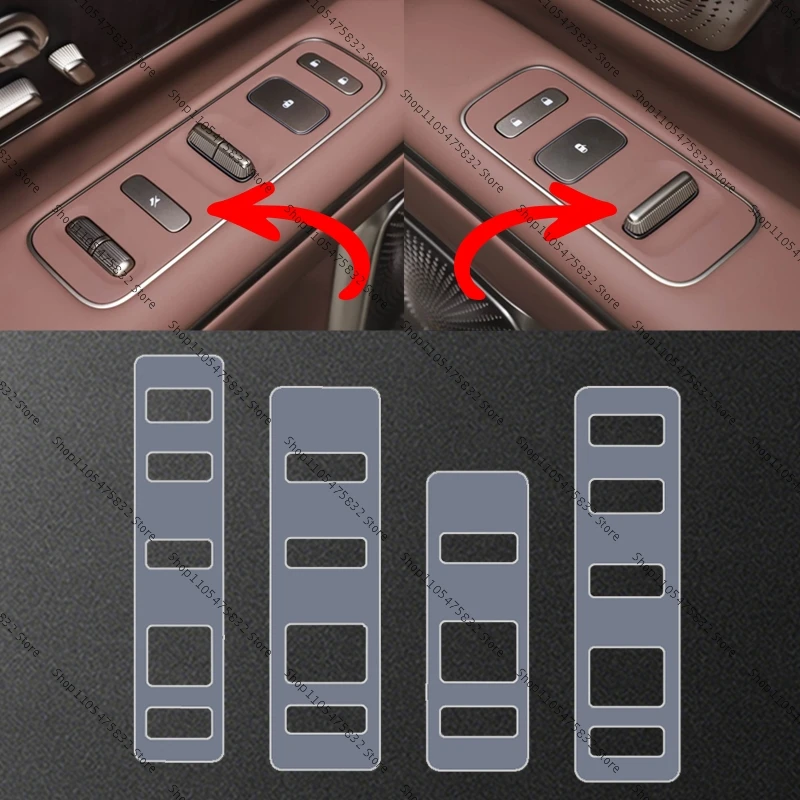 For NIO ES9 2026 Central Control Gear Shift Steering Wheel Exhaust Outlet Backrest Armrests TPU Protection Anti Scratch Film