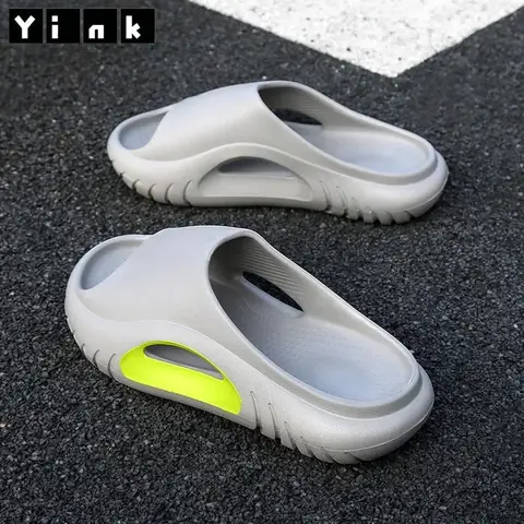 패션 브랜드 슬리퍼 하우스 남자 새로운 여름 모델 남자 홈 슬리퍼 단일 제품 부드러운 바닥 바닥 신발 멋진 야외 남성 Best5