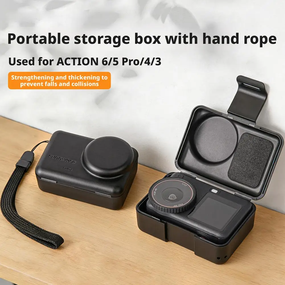 for DJI Osmo Action 6/5 Pro/4/3 Portable Protective Case Box Anti-Scratch Hard Shell Camera Protection Cover Travel Accessories