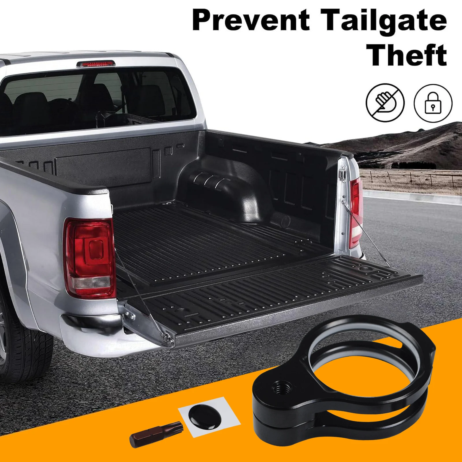 ﻿   قفل الباب الخلفي تاكوما 2005-2015 - مجموعة قفل الباب الخلفي المضادة للسرقة لشاحنة تاكوما بيك اب