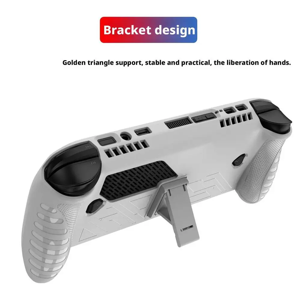 Etui ochronne TPU z podpórką na tył do ROG Ally X Handheld, antypoślizgowe, stojące, odporne na upadki.