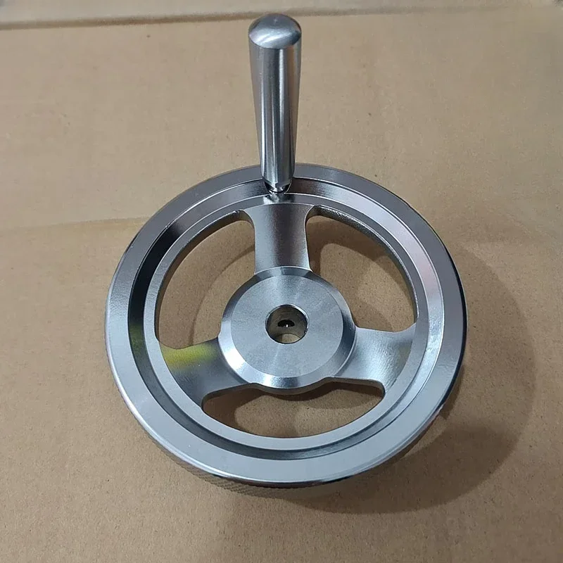 1PCS Handle Stainless Steel Handwheel Machine Tool    Mechanical l Valve Optical aperture Apical filament