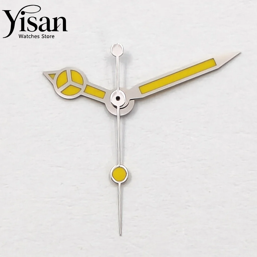 Watch Mod Accessories Silver Watch Hands Green Luminous Fit NH35 NH36 ETA 2836 2824 PT5000 Miyota 8215 8205 DG3804 Movement view 4