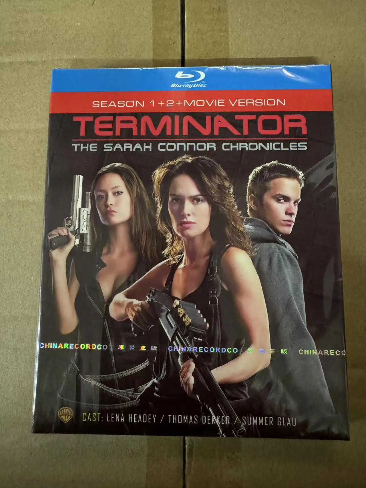 

Blu-ray диск: Терминатор: Хроники Сары Коннор, сезоны 1 и 2, полный телесериал плюс фильм, с китайским языком.