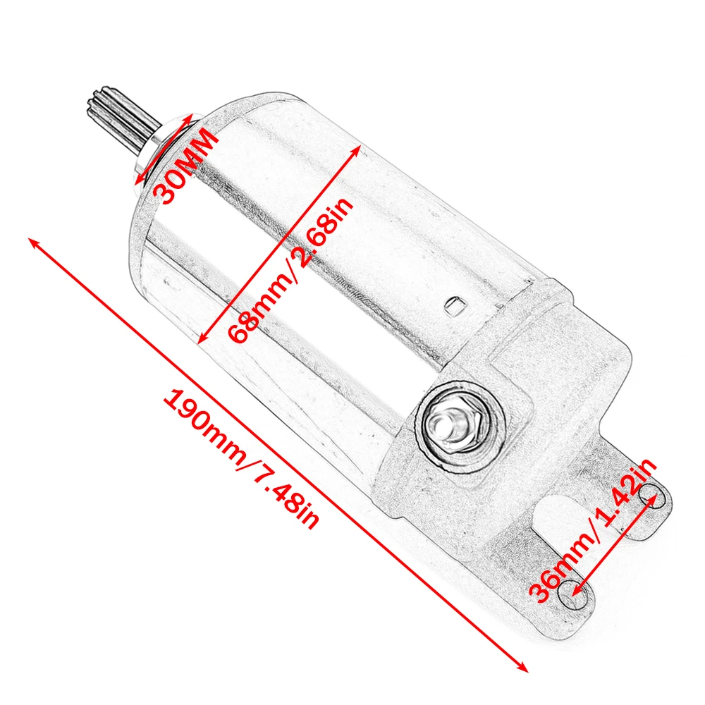 31100-10G00 Starter Motor For Suzuki Burgman 650 AN AN650 AN650Z