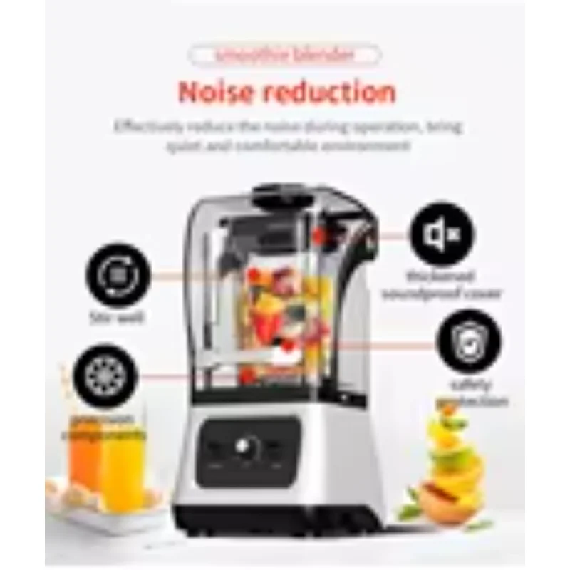 High-speed rotating mixer fresh fruit juicer high capacity multifunctional food processor kitchen blender machine