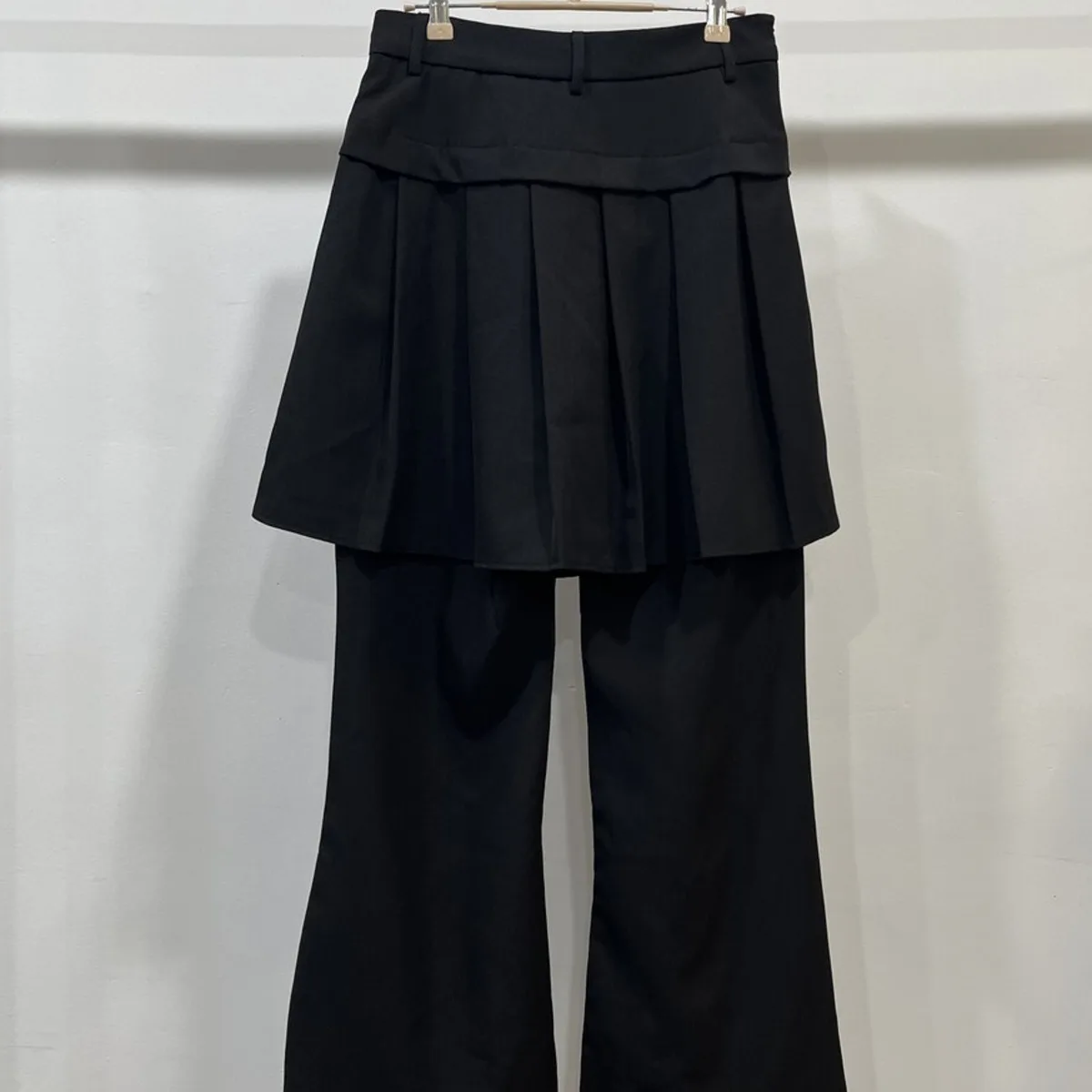 BJTZ سراويل بالازو فضفاضة مستقيمة الساق للسيدات مصممة بنطلون أنيق وبسيط فاخر عالي الجودة غير رسمي للمكتب شتاء 2025