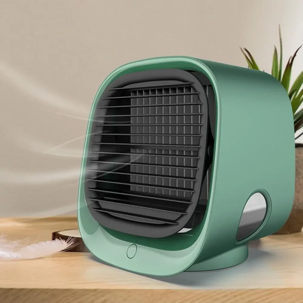 Air Cooler Mini Desktop Air Conditioner USB Water Cooling Fan Humidifier Purifier Summer Night Light