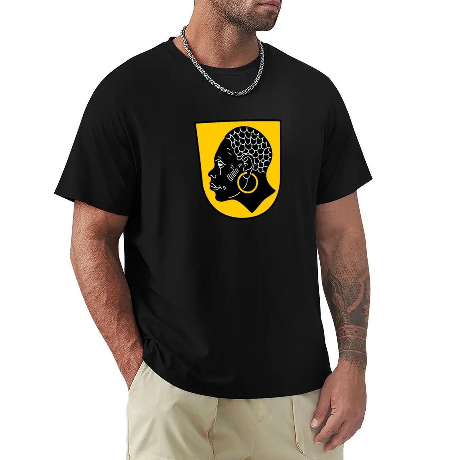 Camiseta con el escudo de armas de Coburg, Alemania, camiseta informal sencilla y moderna