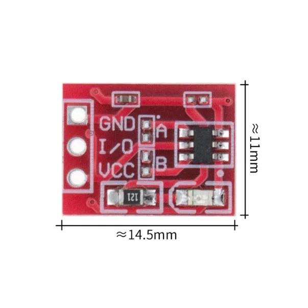 TTP223 Touch Key Module Self-Locking Tap Capacitive Switch Single Retrofit Touch Switch Sensor 1 Way Module