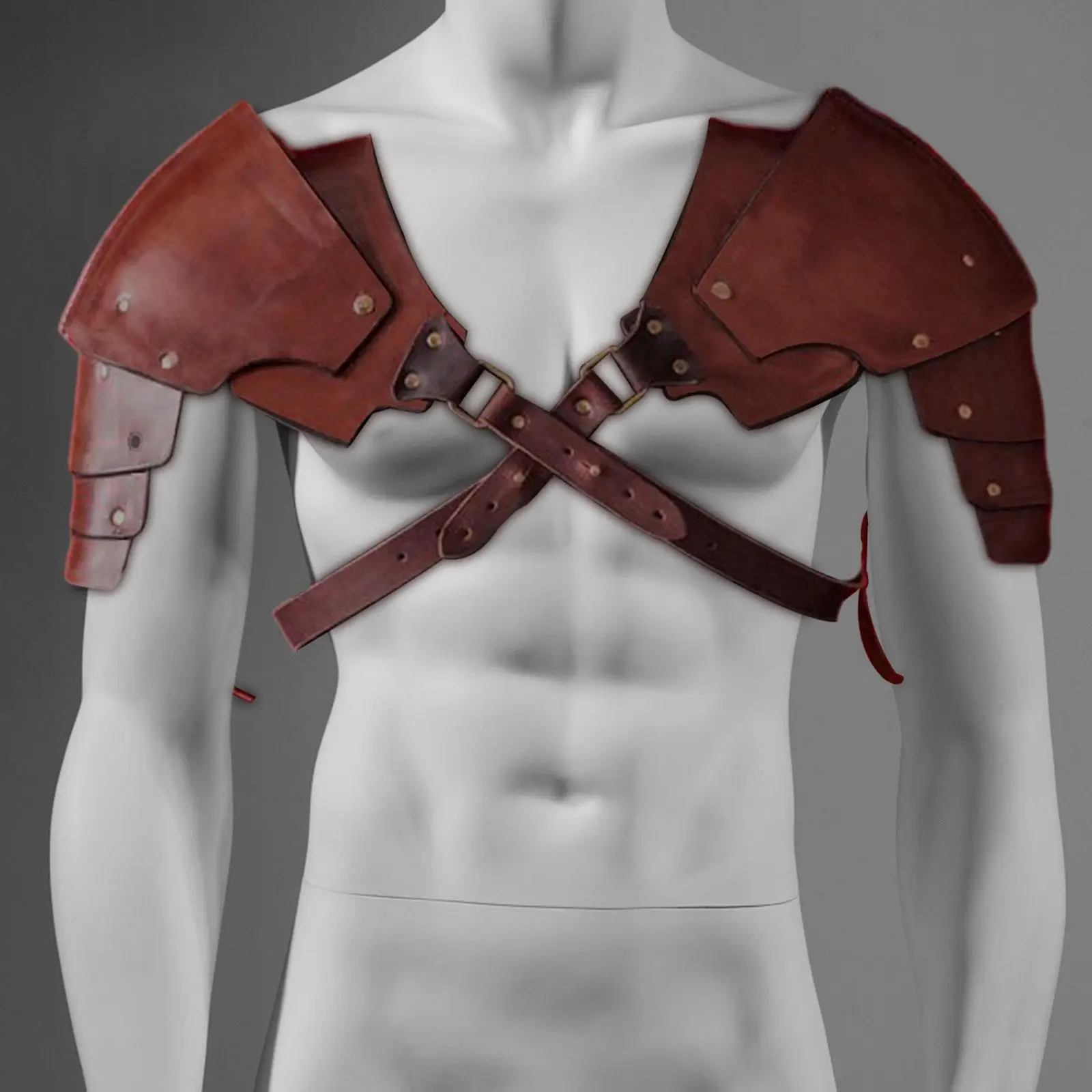 زي فارس الكتف من العصور الوسطى بإبزيم قابل للتعديل للعب الأدوار كرنفال حفلة موسيقية زي الهالوين