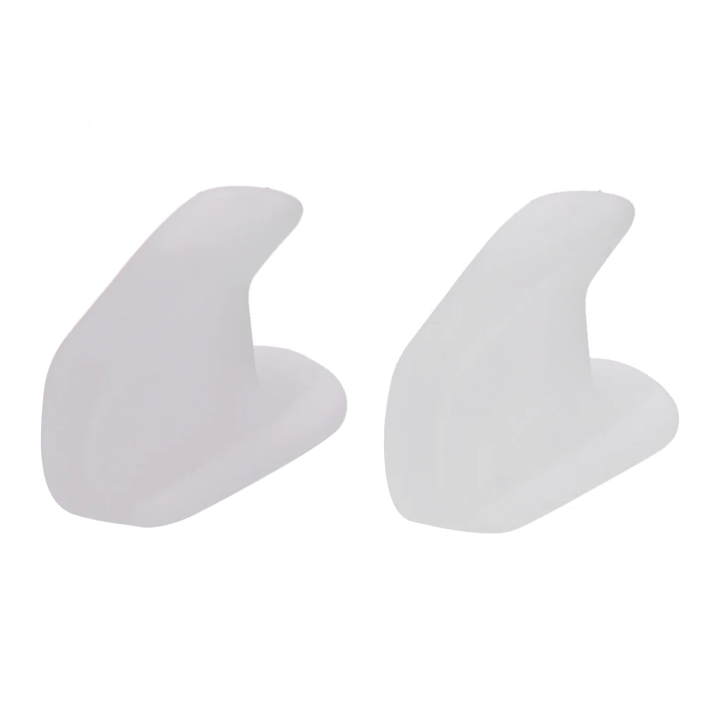 1쌍 발가락 외반증 교정기 재사용 가능한 실리콘 큰 발뼈 교정 도구 성인 및 어린이용 세척 가능 발 관리 도구