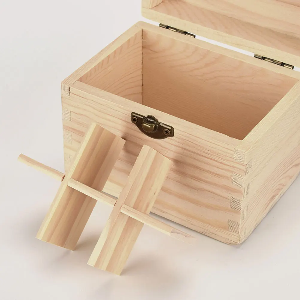 

2 pcs 6 Slots Wooden Essential Oil Storage Box Thickened Nail Oil Jewelry Container Lightweight Home Organization Holder For 3Cm