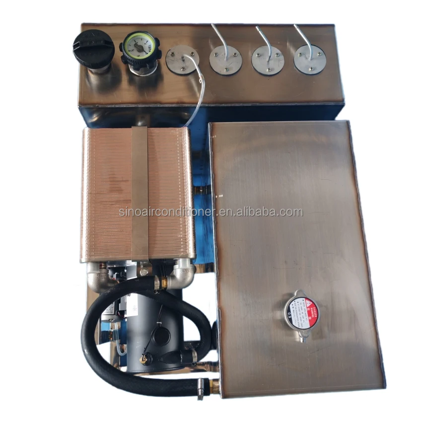 متنقل قافلة سائل التخييم 5KW 12KW 16KW 12V 24V وقوف السيارات كومبي الديزل سخان المياه والهواء ل Truma