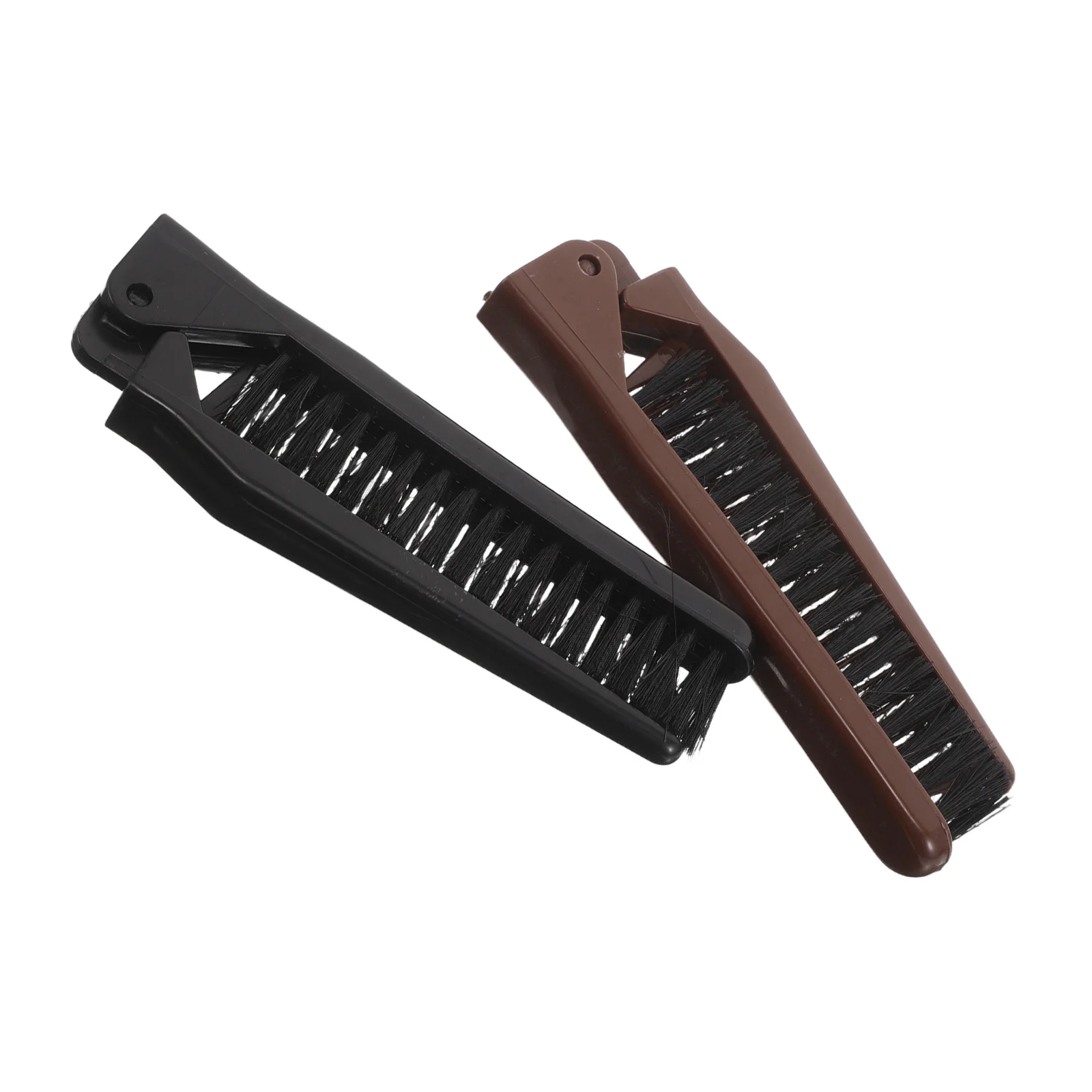 

2 шт. складная расческа для волос, компактная двуглавая щетка для путешествий, для прикосновений в дороге - прочный материал свободного использования