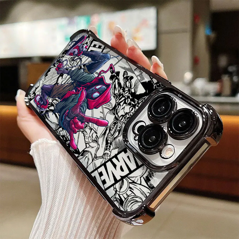 Capa para Celular Marvel Heroes para Samsung Galaxy A57 A37 A17 A07 A56 A16 A26 A06 A36 A55 A35 A25 A15 5G A14 34 A52 A53 A54