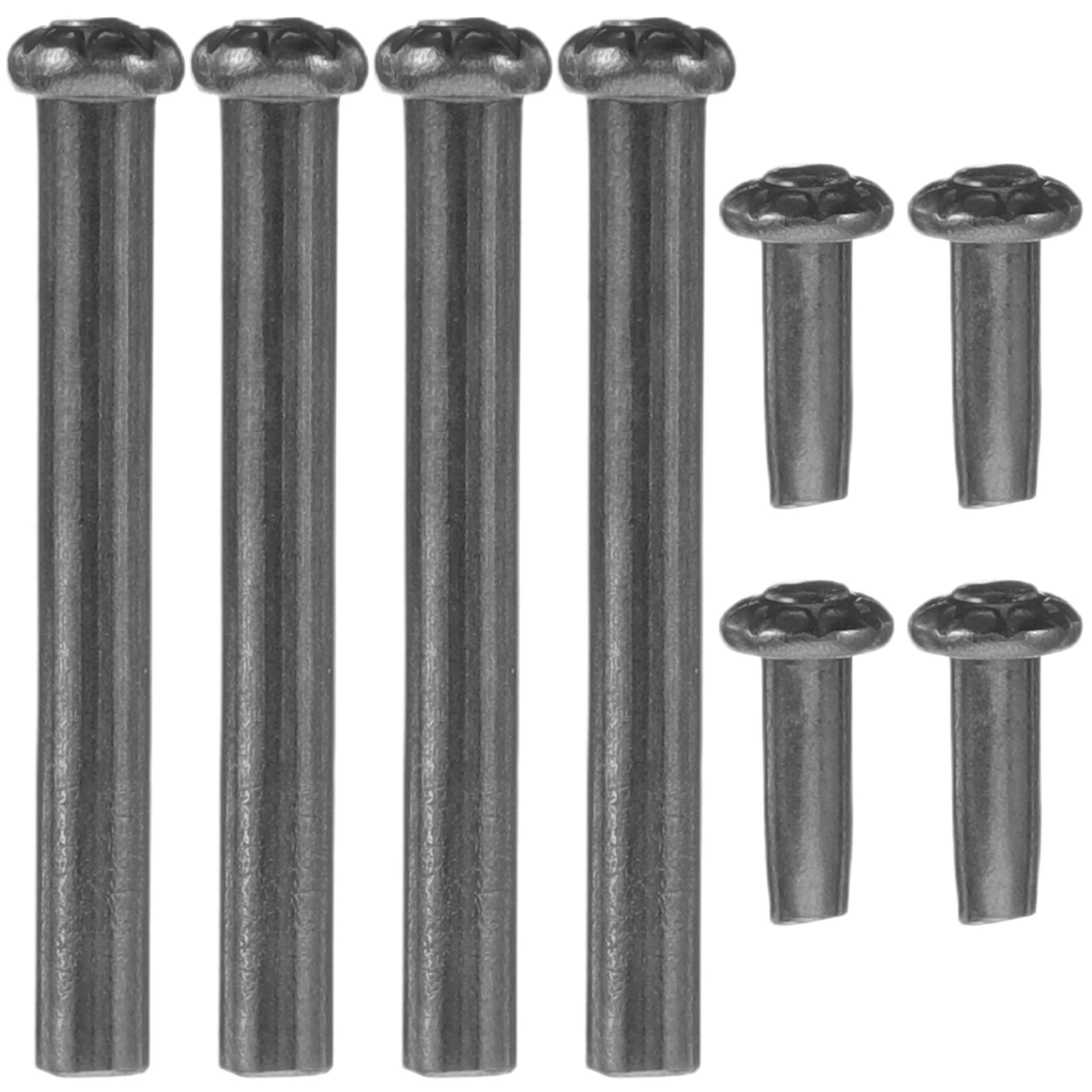 

4Sets Folding Hand Fan Shaft Rivets Solid Metal Nail Repair Kit for Handheld Fans DIY Crafts Wedding Portable Fan