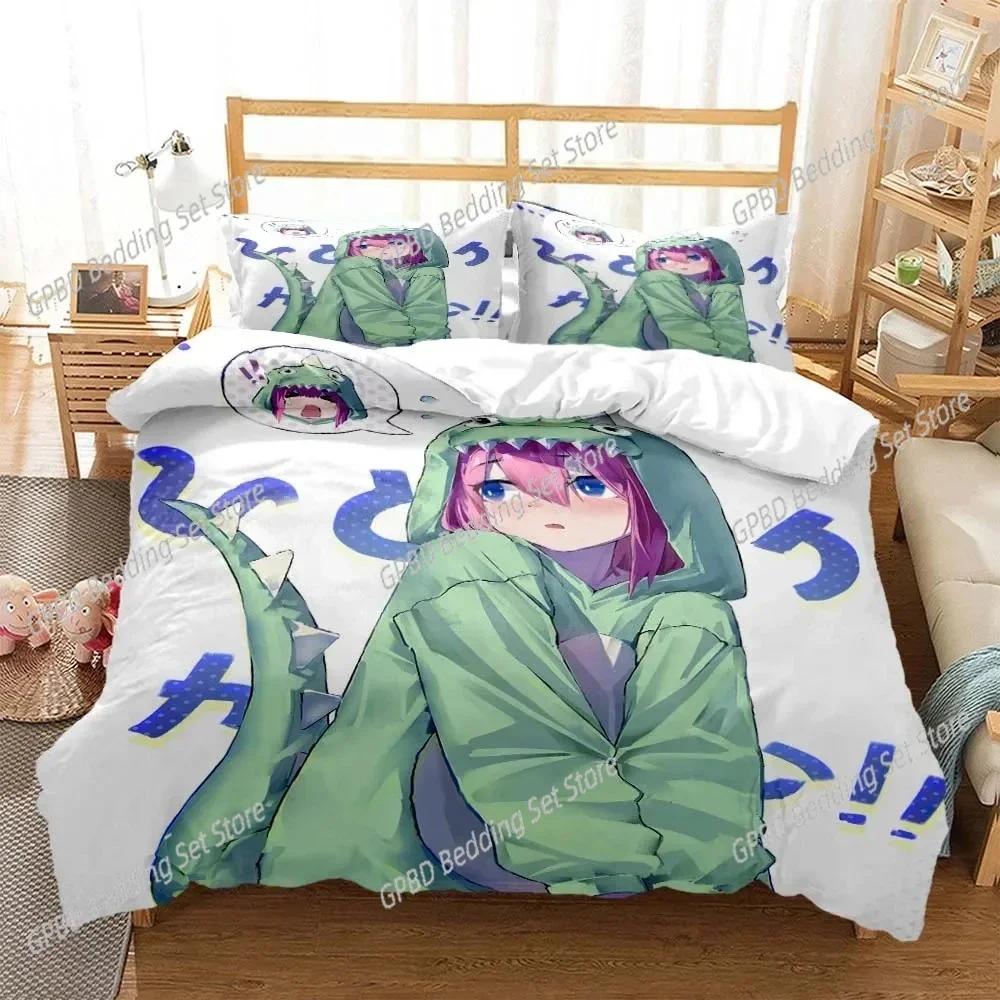

3D Print Bocchi the Rock! Anime Bedding Set Bedroom Soft Modern Bedspreads Comefortable Duvet Cover Quilt Cover And Pillowcase