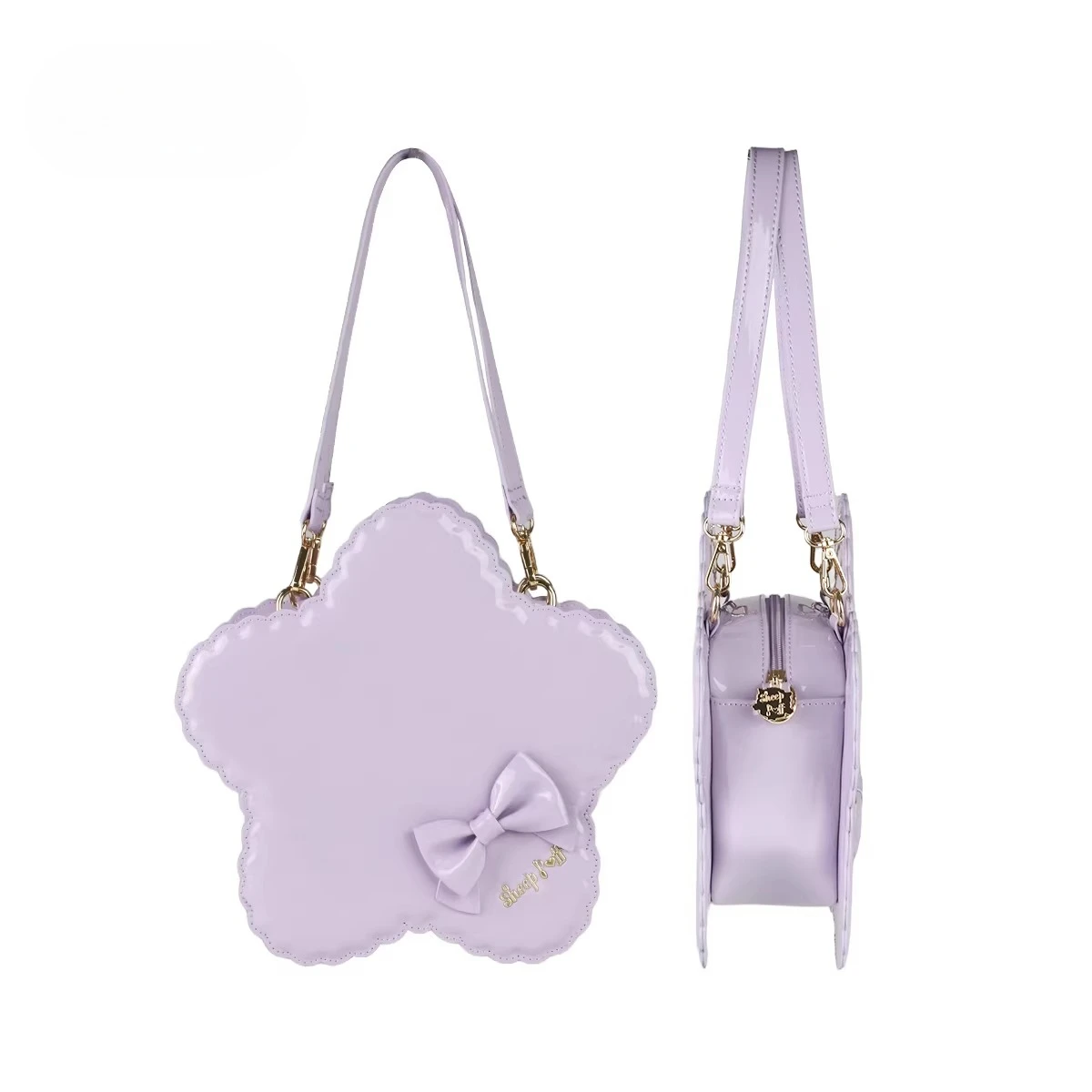 

Original Lolita Cute Lace Bow Crossbody Handbag 2026 New Sweet Girl Kawaii Versatile Elegant Women's Y2k Shoulder Bag