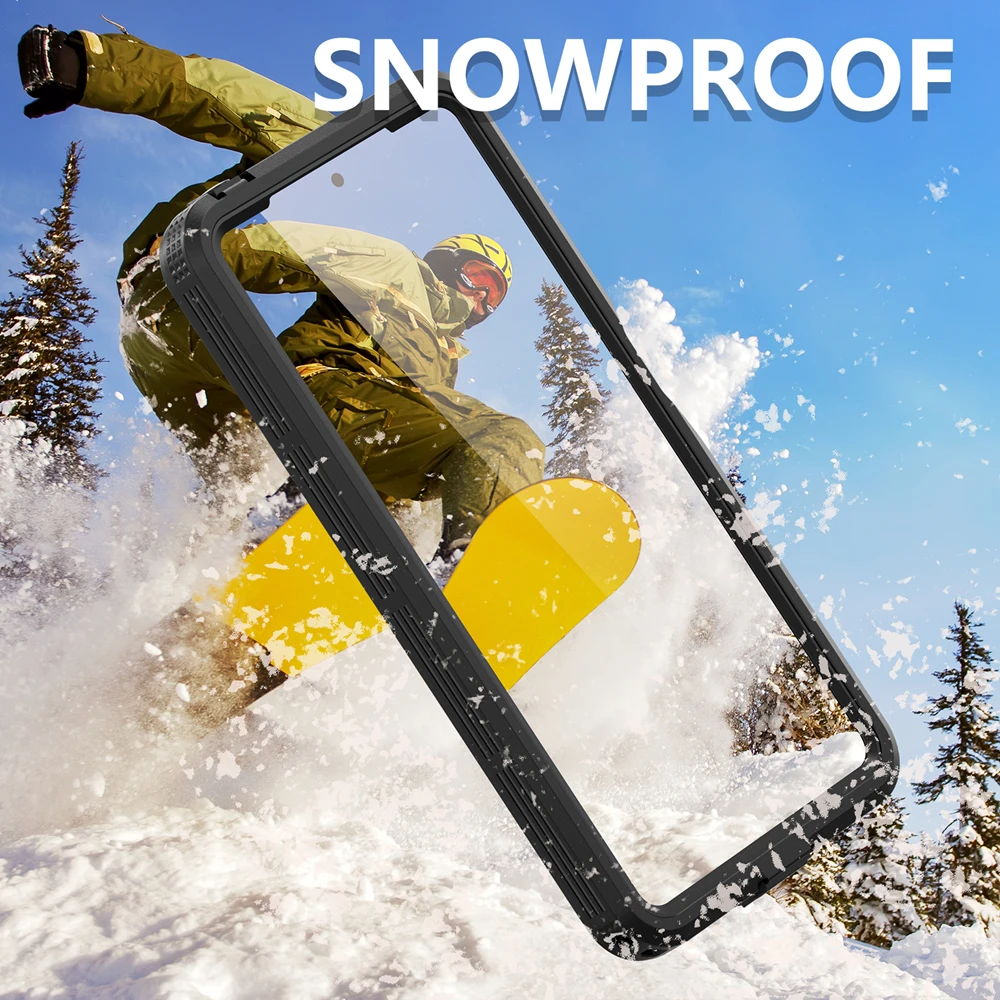 IP68 Full Body Waterproof Case for Xiaomi Redmi Note 12 Note 11 Lens Protector DropProof DirtProof Rugged Fingerprint Unlockable