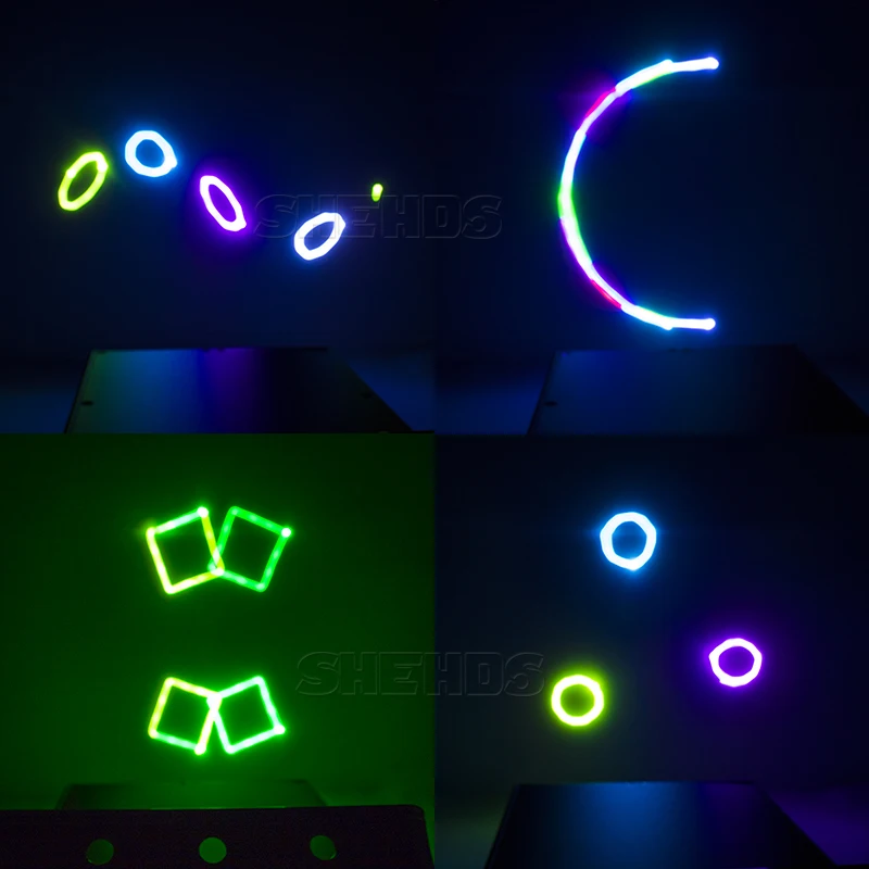 1/2PCS 3W Laser 20KPPS Animation Party Scanner For DJ Disco Wedding Stage Lighting Show Effect Professional ILDA DMX512 TTL